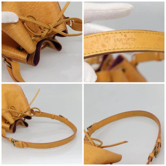 LOUIS VUITTON Epi Petit Noe Shoulder Bag Yellow M44109 LV Auth 130203 - Picture 16 of 16